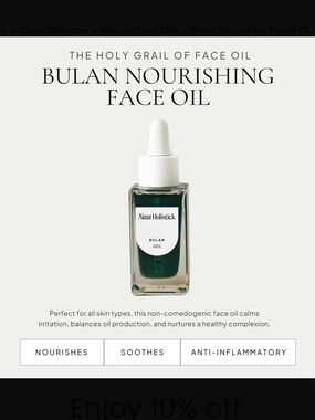 Nusa Holistick Bulan Nourishing Facial Oil 1 oz / 30ml Brand New
